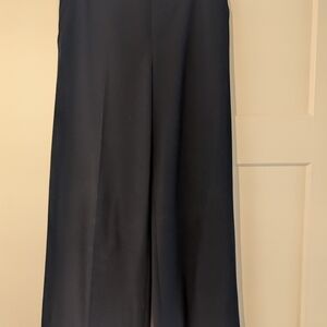 Two Pairs Of Banana Republic Hayden Pants.  Navy And Cream Wide Leg Pants.